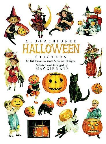 Old-Fashioned Halloween Stickers
