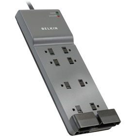 8-Outlet Surge Suppressor with Phone/Modem and Coax Protectionoutlet 