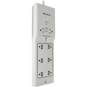 8-Outlet Conserve Energy Saving Surge Protector With Remote Switchoutlet 