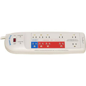 10-Outlet Energy Saving Surge Protector with Modem Protectionoutlet 