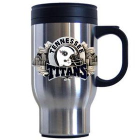 NFL Travel Mug - Pewter Emblem Titansnfl 