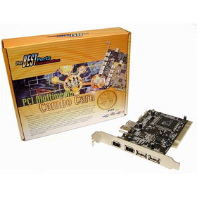 USB 2.0 And FireWire 1394a PCI Card (Includes Ulead Software)