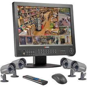 Pro Series 19" LCD Color Surveillance System with Built-In 8-Channel DVR