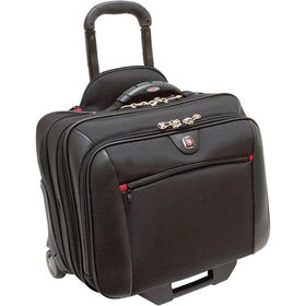 15.4"" Double Gusset Wheeled Case with Matching Removable Notebook Casedouble 