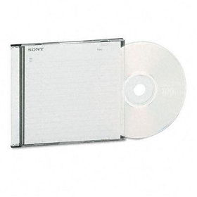 Sony 10CDQ80L3Z - CD-R Discs, 700MB/80min, 48x, w/Slim Jewel Cases, Silver, 10/Packsony 