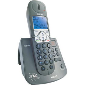 CD445 Series Cordless Phone With Digital Answering Machine And Single Handsetseries 