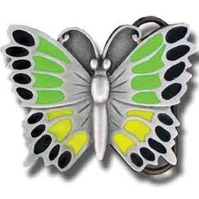Pewter Belt Buckle - Butterfly Greenpewter 