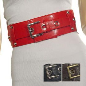 Ladies Fashion 3" Belt With Decorative Studs Case Pack 12ladies 