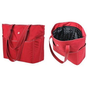Large Tote - Red w/ Whitetote 