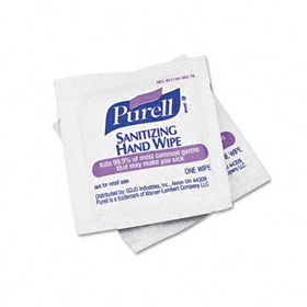 Purell 902210BX - Premoistened Sanitizing Hand Wipes, 5 x 7, 100/Boxpurell 