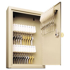 STEELMASTER by MMF Industries 201903003 - Uni-Tag Key Cabinet, 30-key, Steel, Sand, 8 x 2 5/8 x 12 1/8