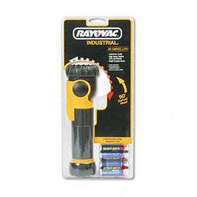 Rayovac ISL2DB - Industrial Handsfree Swivel Flashlight, Krypton Bulb, Black/Yellowrayovac 