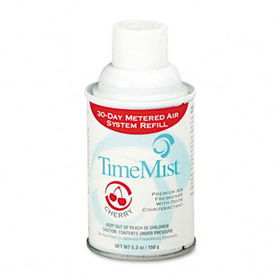 TimeMist 332517TMCAPT - Metered Fragrance Dispenser Refill, Cherry 5.3 oz Aerosol Cantimemist 