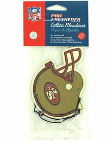 San Francisco 49ers Helmet Cotton Freshener Case Pack 120san 