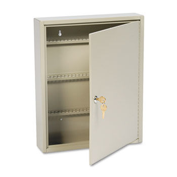 STEELMASTER by MMF Industries 201911003 - Uni-Tag Key Cabinet, 110-key,Steel, Sand, 14 x 3 1/8 x 17 1/8