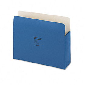 ColorLife 5 1/4 Inch Expansion Pocket, Straight Tab, Letter, Dark Blue, 10/Boxwilson 