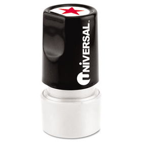 Universal 10074 - Round Message Stamp, E-MAILED, Pre-Inked/Re-Inkable, Blueuniversal 