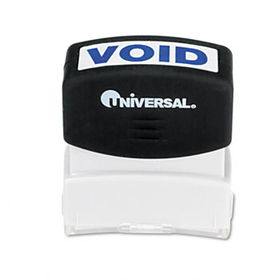 Message Stamp, VOID, Pre-Inked/Re-Inkable, Blueuniversal 