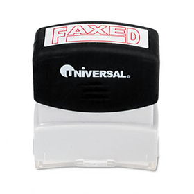Message Stamp, FAXED, Pre-Inked/Re-Inkable, Reduniversal 