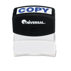 Message Stamp, COPY, Pre-Inked/Re-Inkable, Blueuniversal 