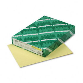 Exact Index Card Stock, 90 lbs., 8-1/2 x 11, Canary, 250 Sheets/Packwausau 