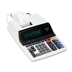 EL2630PIII Two-Color Printing Calculator, 12-Digit Fluorescent, Black/Red