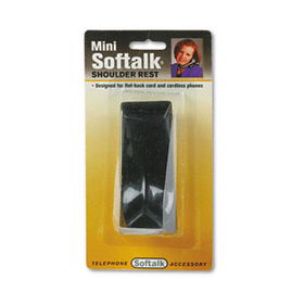 Softalk 301 - Mini Softalk Telephone Shoulder Rest, 4-1/2 Long x 1-3/4w x 2h, Black