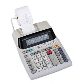 EL1801V Two-Color Printing Calculator, 12-Digit Fluorescent, Black/Redsharp 
