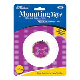 BAZIC 3/4" X 120"(10 ft.) Double Sided Tape Case Pack 24