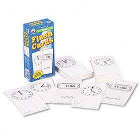 Carson-Dellosa Publishing CD3906 - Flash Cards, Time, 3w x 6h, 96/Packcarson 