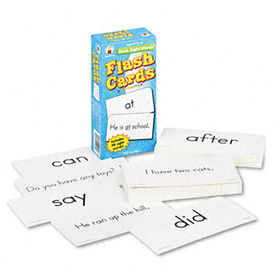 Flash Cards, Basic Sight Words, 3w x 6h, 102/Packcarson 