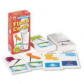 Flash Cards, U.S. States and Capitals, 3w x 6h, 109/Packcarson 