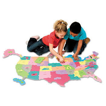 Wonderfoam Giant U.S.A Puzzle Map, 73 Piecescreativity 