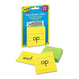 Post-it 562WE - Super Sticky Word Builder Notes, 3 x 3, 2 100-Sheet Pads/Packpost 