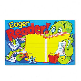 TREND T8114 - Recognition Awards, Eager Reader!, 8-1/2w x 5-1/2h, 30/Pack