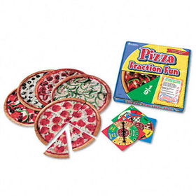Pizza Fraction Fun Math Game, for Grades 1 and Uplearning 
