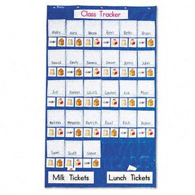 Learning Resources LER2419 - Class Tracker Pocket Chart, Student Information Chart, 27 1/2w x 45hlearning 