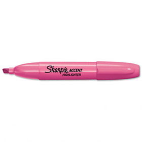 Sharpie Accent 1733168 - Accent Jumbo Highlighter, Chisel Tip, Fluorescent Pink, 12/Pksharpie 