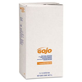 GOJO 7556 - NATURAL ORANGE Pumice Hand Cleaner Refill, Citrus Scent, 5000 mL, 2/Cartongojo 
