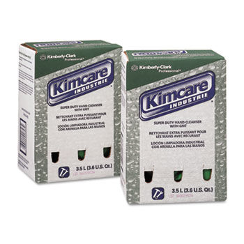 KIMBERLY-CLARK PROFESSIONAL* 91757 - KIMCARE INDUSTRIE SuperDuty Hand Cleanser w/Grit, Herbal, 3.5L, Bag In Box, 2/CTkimberly 