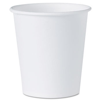 SOLO Cup Company 44 - White Paper Water Cups, 3 oz., 100/Pack