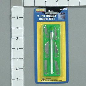 7PC HOBBY KNIFE SET Case Pack 72hobby 
