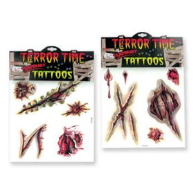 Terror Time - Halloween Temporary Tattoos Case Pack 72terror 