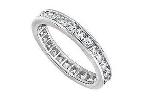 Diamond Eternity Band : 14K White Gold - 1.00 CT Diamonds - Ring Size 9.0diamond 