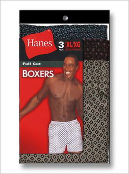Hanes Full-Cut Boxers - 9 pairs