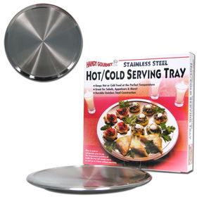 12 inch Hot Cold Stainless Steel Serving Trayinch 