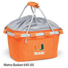 University of Miami Metro Basket Case Pack 6university 