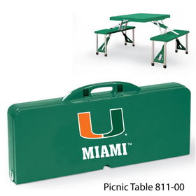 University of Miami Picnic Table Case Pack 2university 