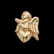 14K Yellow Gold Angel Lapel Pin