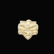 14K White Gold Military Lapel Pin